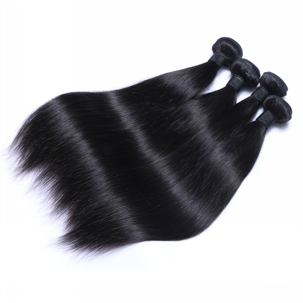 Virgin Malaysian hair weave stragiht JF069